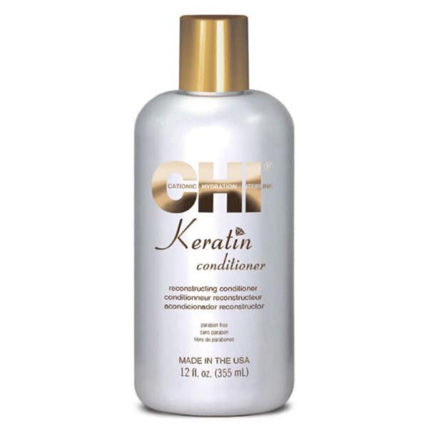 CHI Keratin Conditioner reconstructive conditioner that restores moisture levels in the hair .