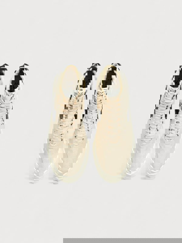 Stepney Workers Club Varden S-Strike Canvas Hi Tops Ecru Black - Mens