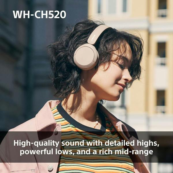 Sony WH-CH520 WIRELESS OVER EAR HEADPHONES BLACK