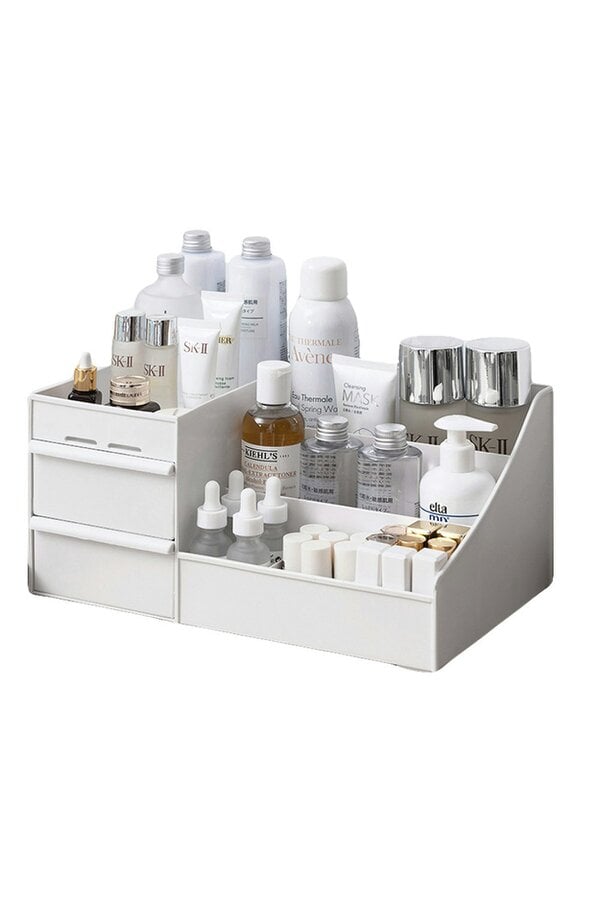 Living and Home Medium Size Multifunctional Portable Desktop Makeup Box