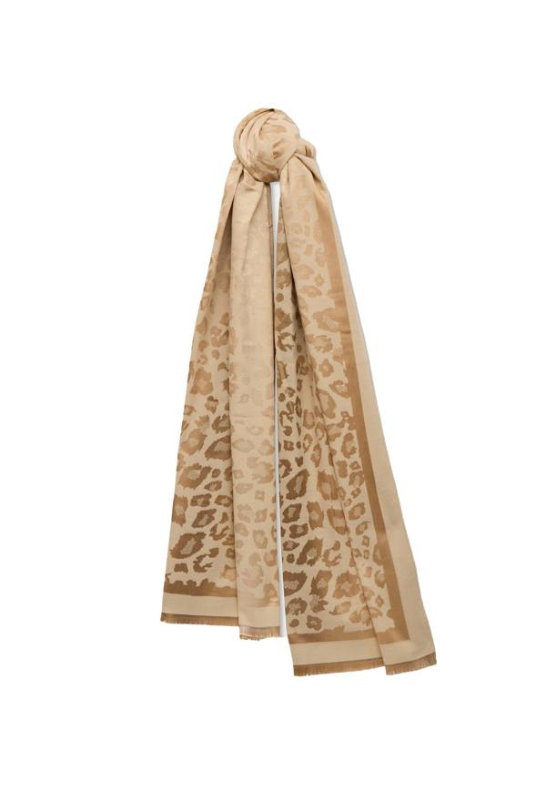James Lakeland Leopard Beige Scarf