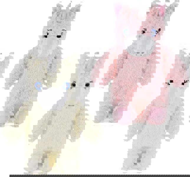 KAV Cute Hot Water Bottle - Ruber Bottle with Low Pile Plush Cover