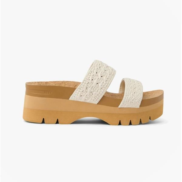 Reef CUSHION VISTA Cross Strap Sandals   in  White