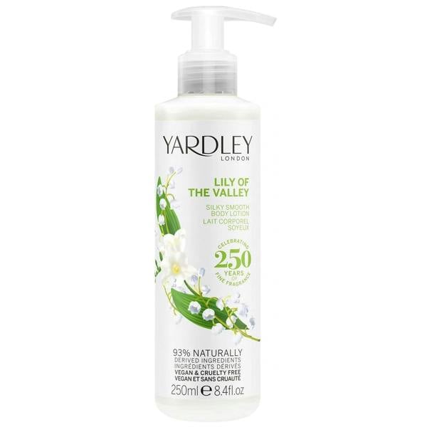 Yardley Lily Of The Valley Silky Smooth Body Lotion 250ml