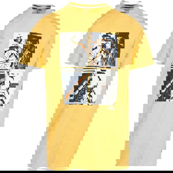 Trespass Mens Chowder Bicycle T-Shirt - Pale Maize