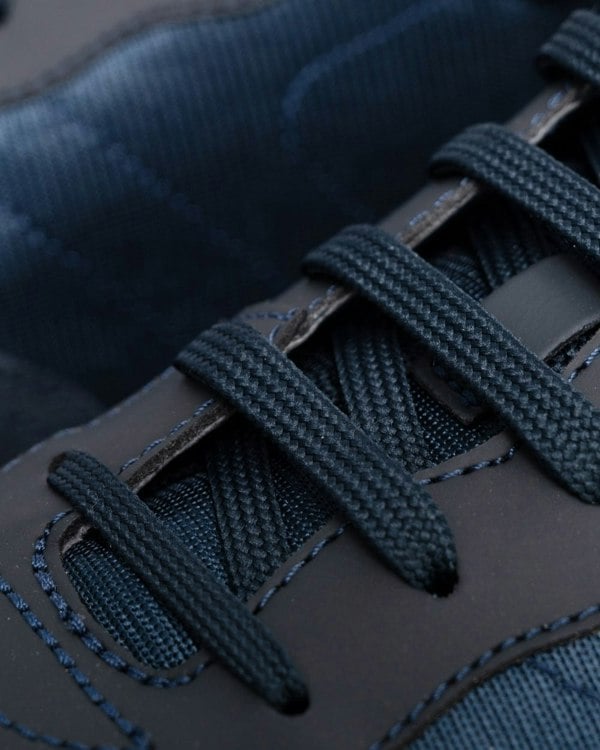 BOSS Orange Parkour L Mens Running Style Trainers In Mixed Materials With Logo Details NOS - Dark Blue 401