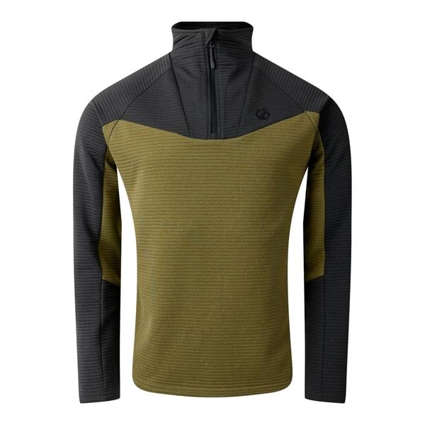 Dare 2B Mens Dignify IV Core Stretch Base Layer Top - Black/Martini Olive - 