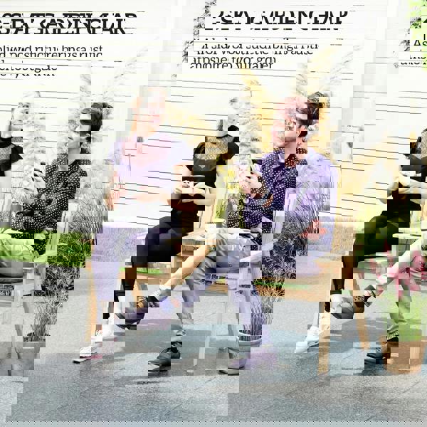 Garden Loveseat with Built-in Coffee Table