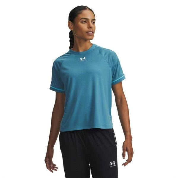 Under Armour Womens/Ladies Logo Boxy T-Shirt - Blue/White - 