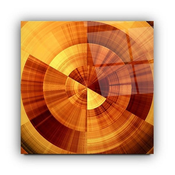 Abstract Glass Wall Art 16 - Artchi