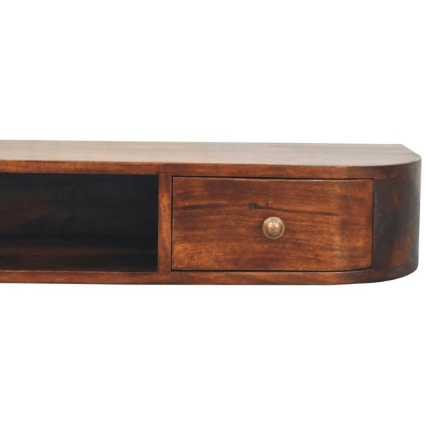 Artisan Furniture Lunar 2 Drawer Wall Mounted Chestnut Console