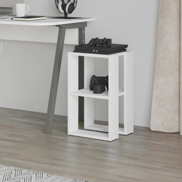 Decortie Lonie Modern Bedside Table Nightstand with Storage Width 34cm