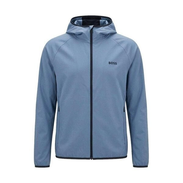 BOSS Commuter Hooded Jacket Steel Blue