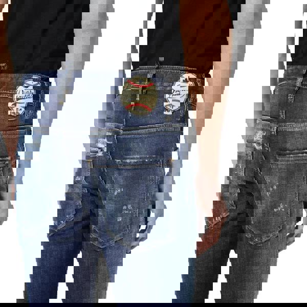 Dsquared2 Dark Blue Denim Pants