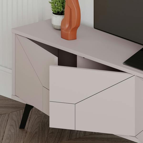 Decortie Dune Modern TV Unit Multimedia Centre with Storage Stylish TV Cabinet 65"