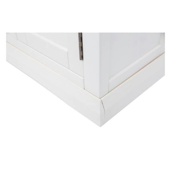 Cabinet Bits Cosenza Off White 2 Drawer 2 Door Sideboard Brass Cup Handle