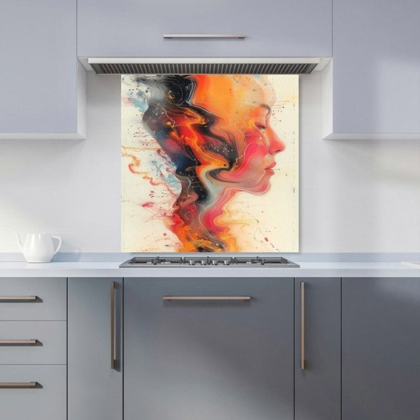 Warren Reed - Designer Geometric Vibrance Kitchen Splashback