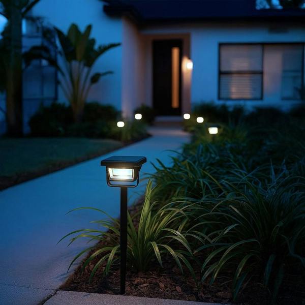 Milagro Solar Lamp Point 70Lm 8000K Ip44 Black
