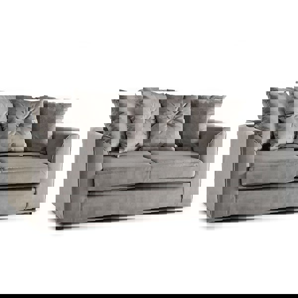 Fernando Plush Velvet Fabric 3 Seater Sofa