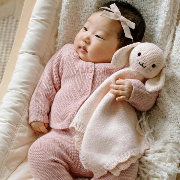 cuddle+kind - Lovey Collection - Baby Bunny - Blush