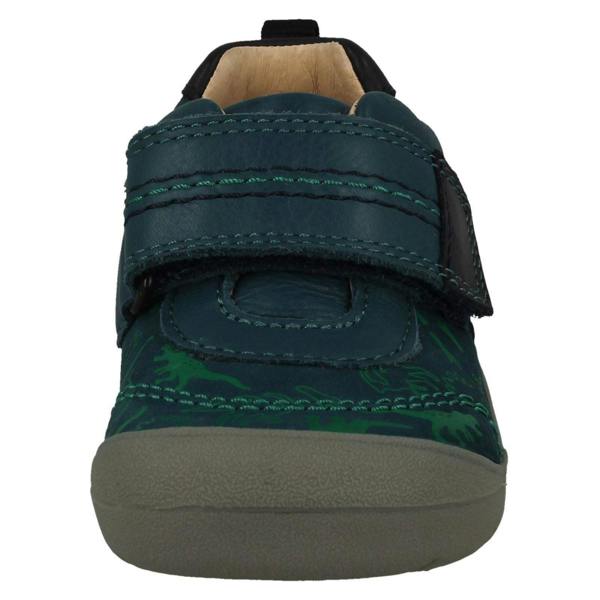 Clarks Boys Startrite Casual Hook & Loop Shoes Footprint