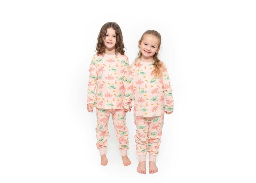 Luca and Rosa Toddler girl pyjamas - ballet print