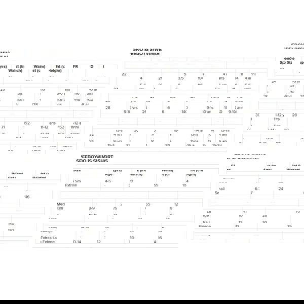 Speedo Boys Endurance Plus Aquashort size chart with measurements