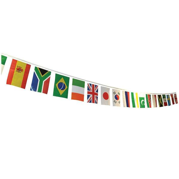 Bristol Novelty Multi Nation Flag Bunting - Multicoloured - 