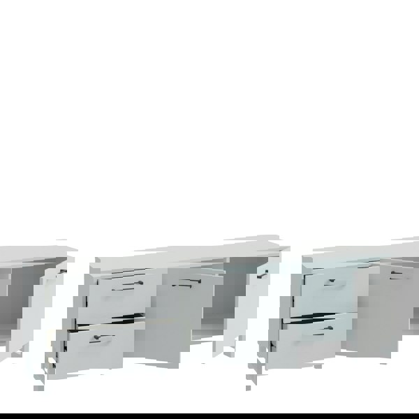 Furniture To Go Sali 2 Door 2 Drawer TV Unit in Light Grey