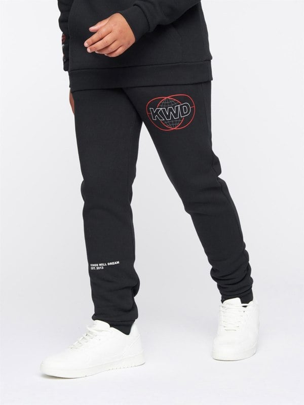 Kings Will Dream Orbital Flc Jogger - Jet Black