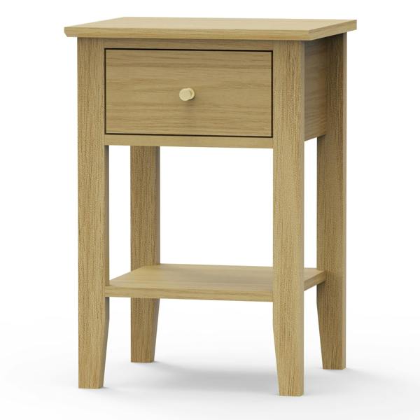 Core Products Henley 1-Drawer Bedside Cabinet with Undershelf