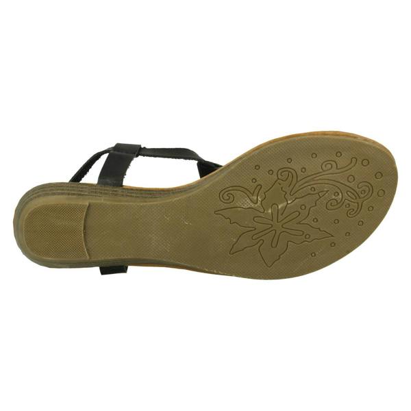 Savannah Ladies Savannah Wedge Toe Post Sandals