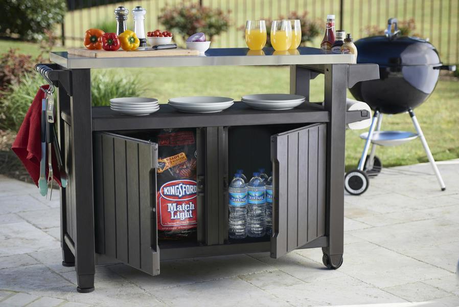 Keter Norfolk Leisure Keter Double BBQ Table 279L