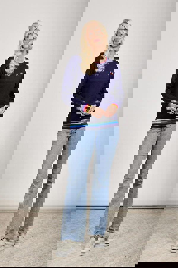 Mudflower Rainbow Drop Shoulder Jumper