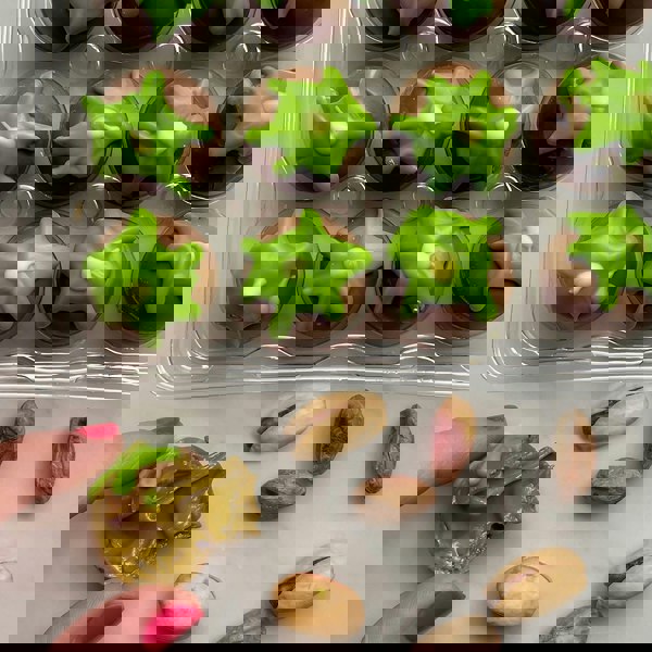 CHOC ON CHOC Pistachio Filled Drippy Quails Eggs