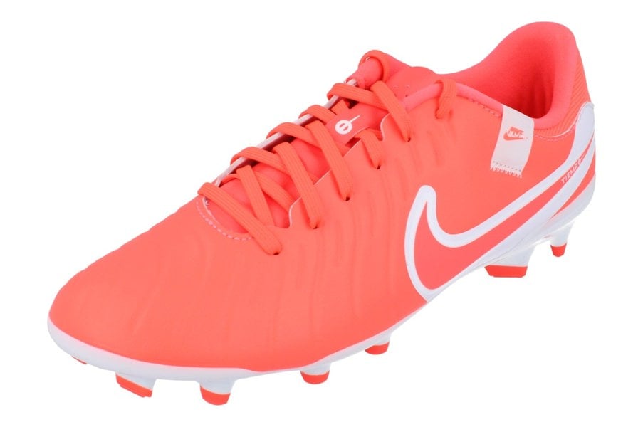 Nike Legend 10 Academy Fg/Mg Mens Football Boots Dv4337 800 - Hot Lava White 800 - Photo 0