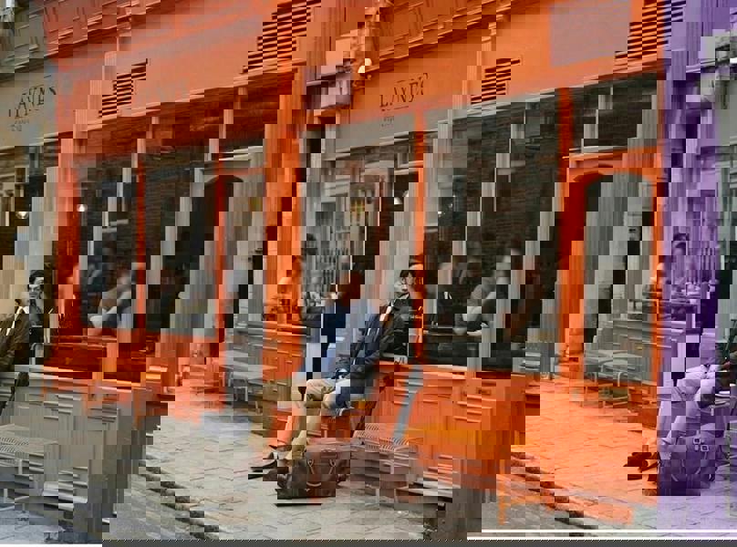 Touribag Genuine Leather Duffel With Zip Pocket