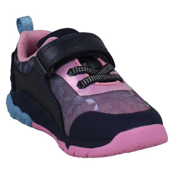 Clarks Girls Clarks Snowflake Detail Casual Trainers Tidal Trail