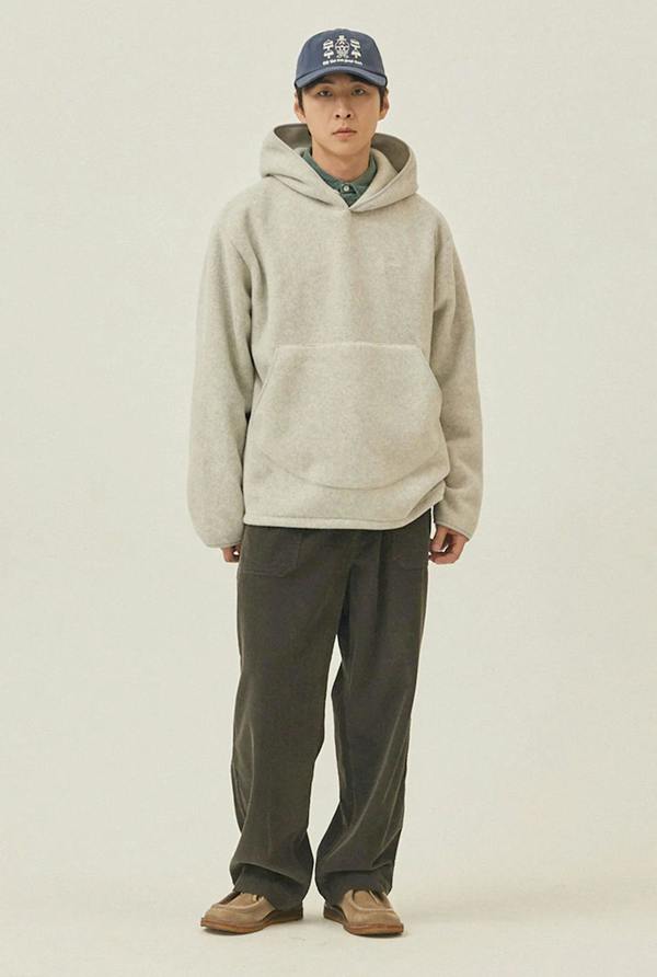 Kappy Design One Tuck Fatigue Corduroy Pants