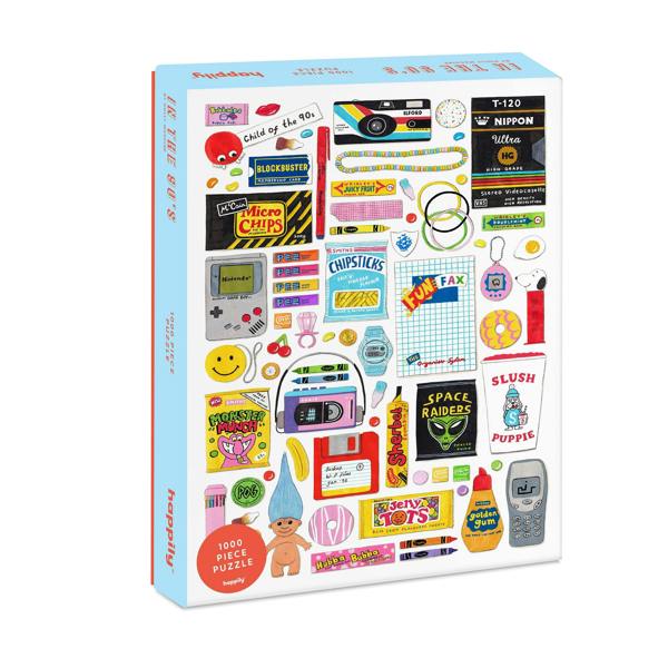 Happily Puzzles Retro Bundle - 3 x 1,000 Piece Jigsaw Puzzles