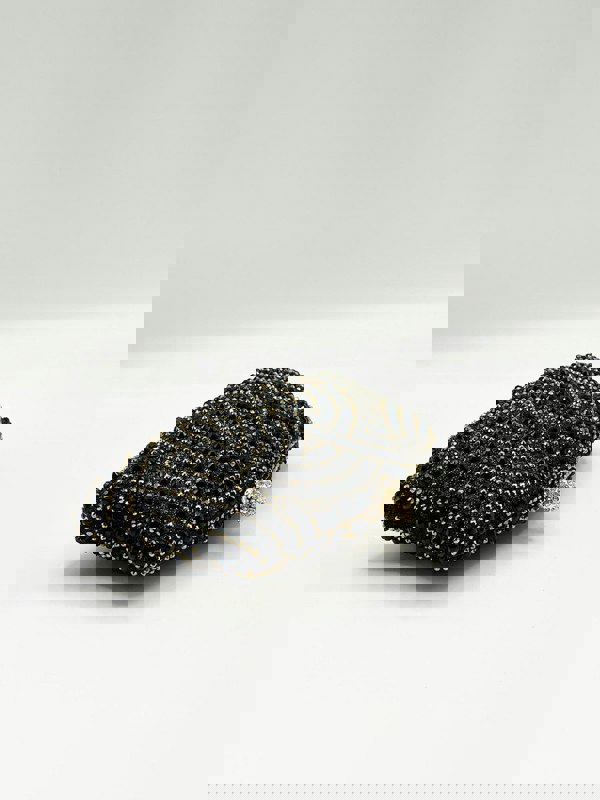 SVNX Embellished Clutch Bag In Black