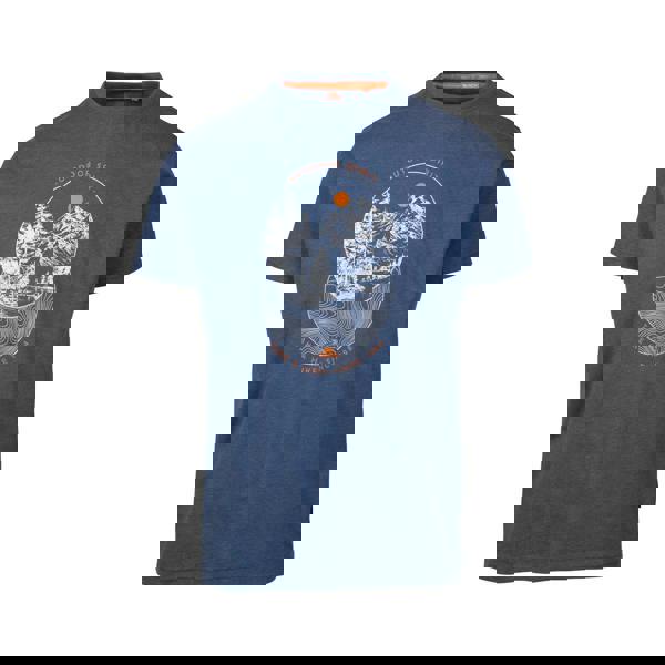 Trespass Mens Flagel Casual T-Shirt - Indigo Blue Marl