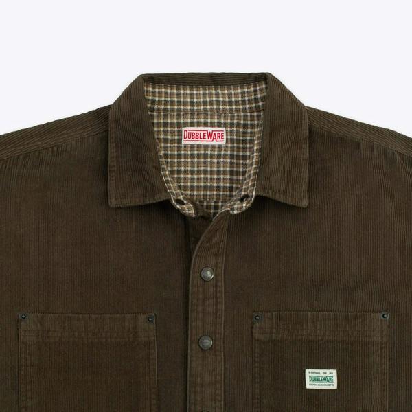 Dubbleware Lined Snap Corduroy Overshirt