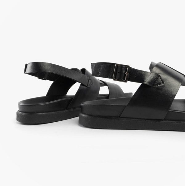 Silver Street London TUCSON Mens Sandals Black