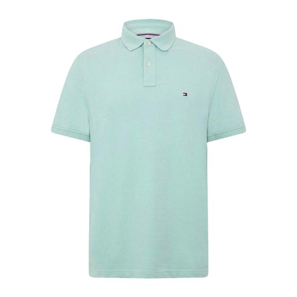 Tommy Hilfiger Mens 1985 Embroidered Logo Polo Shirt - Crushed Mint - 