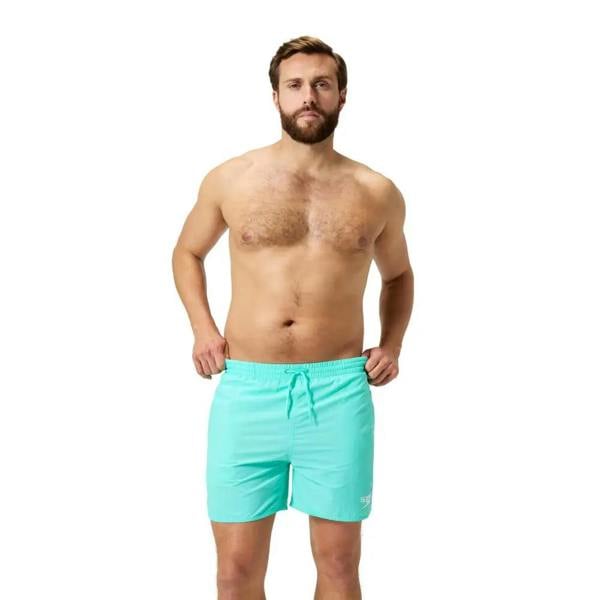 Mint blue Speedo Essentials watershorts with drawstring waist and pockets