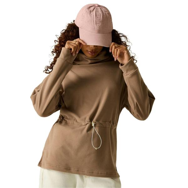 Regatta Womens/Ladies Roll Neck Pull Over Fleece - Mocha - 