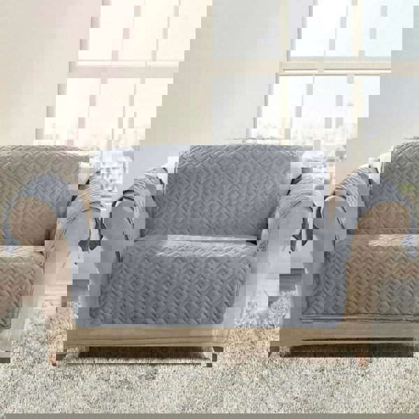 Home Republic Chevron Water Repellent Sofa Protector - One Seater