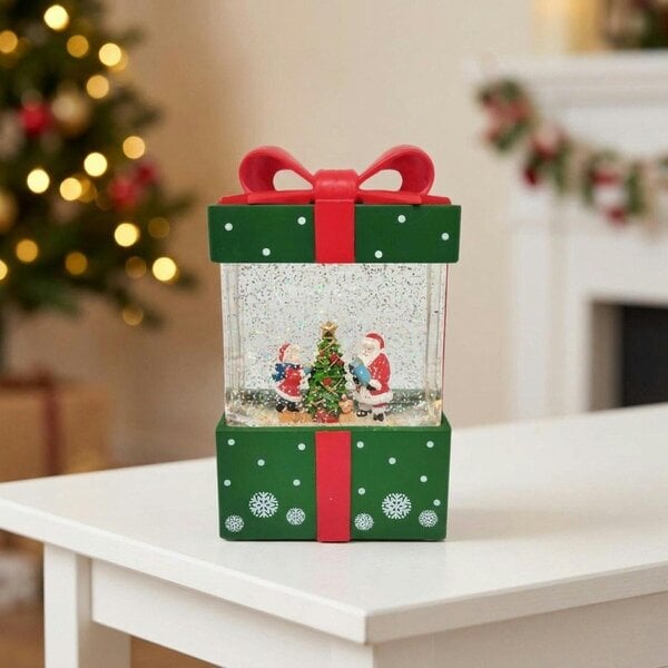 Garden Greatness Shimmering Christmas Gift Snow Globe