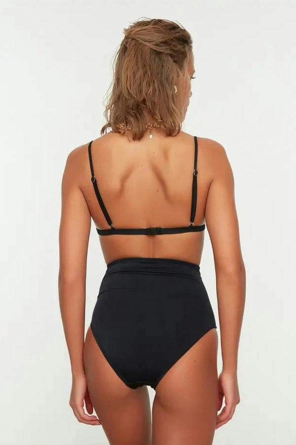 WOVCOR Slimming Effect Hipster Super High Waist Bikini Bottom